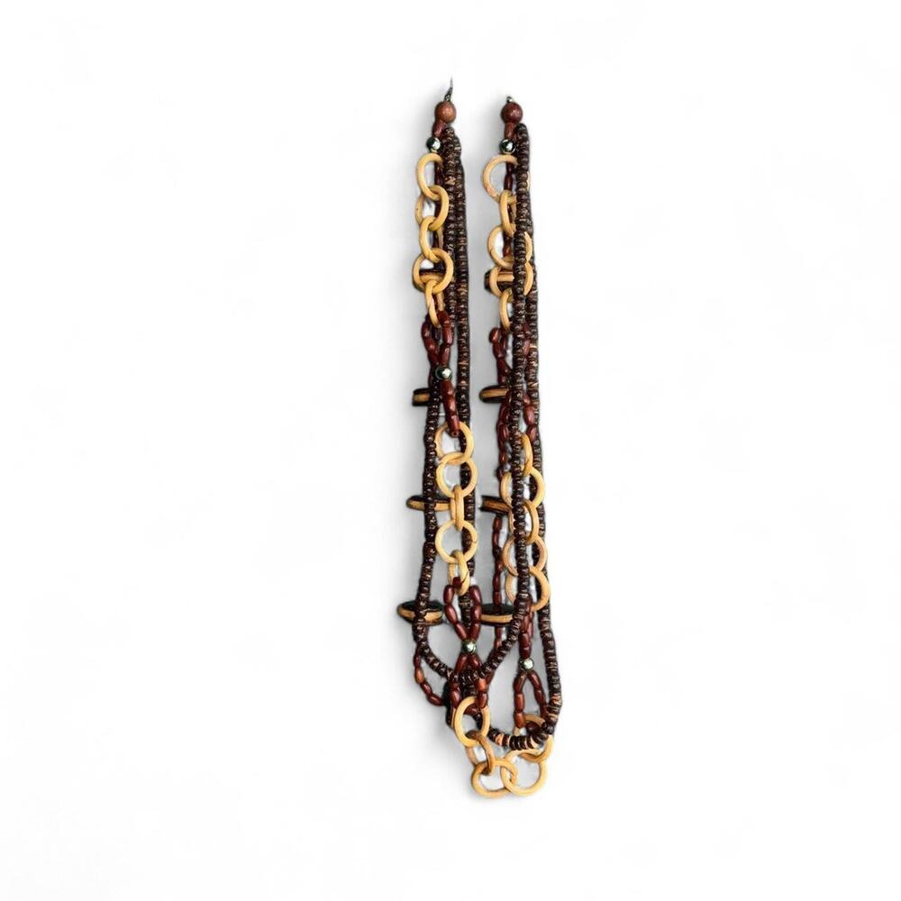 New brown beaded necklace - Picture 6 of 6